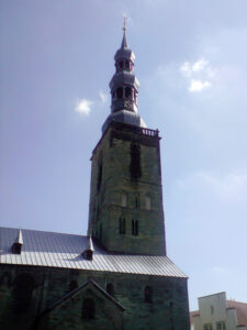 Bauklempnerei an einer Kirche