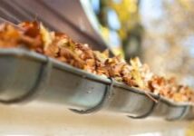 Wartung und Reinigung der Dachfläche, Dachrinne und Fallrohre